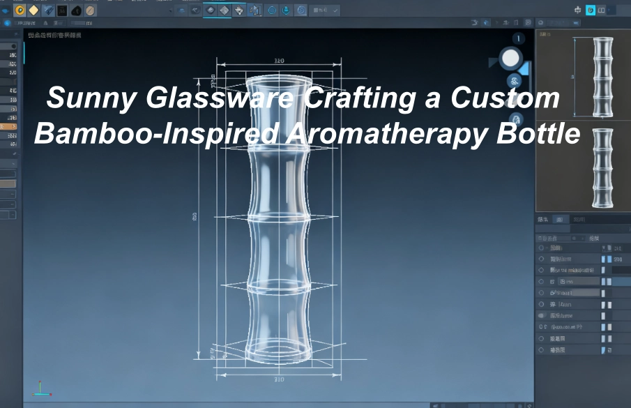 Sunny Glassware Crafting a Custom Bamboo-Inspired Aromatherapy Bottle