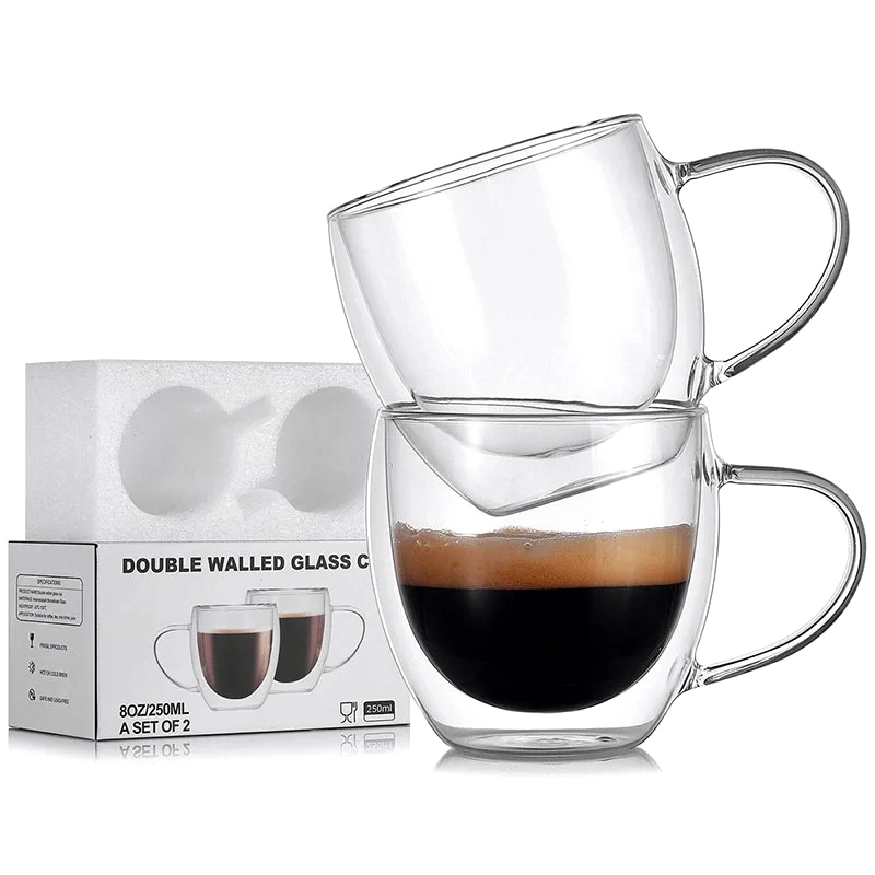gift box packing of double layer glass cups 5 of 6