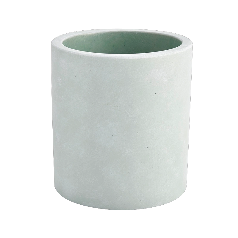 Custom colored 8oz 10oz 12oz concrete candle jars