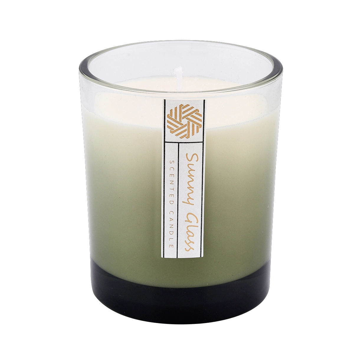 Custom candle glass jars gradient ramp decor 300ml