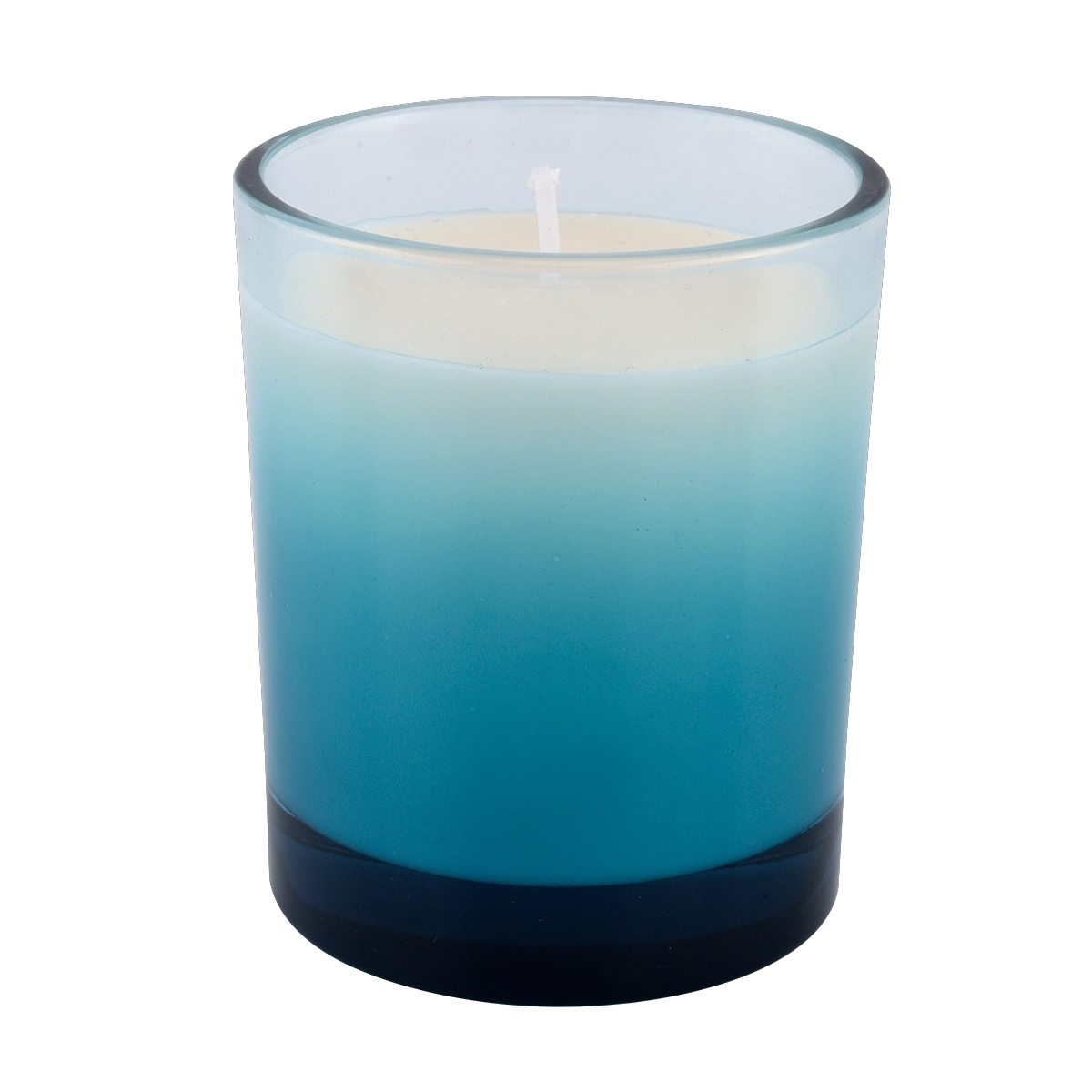 Custom candle glass jars gradient ramp decor 300ml