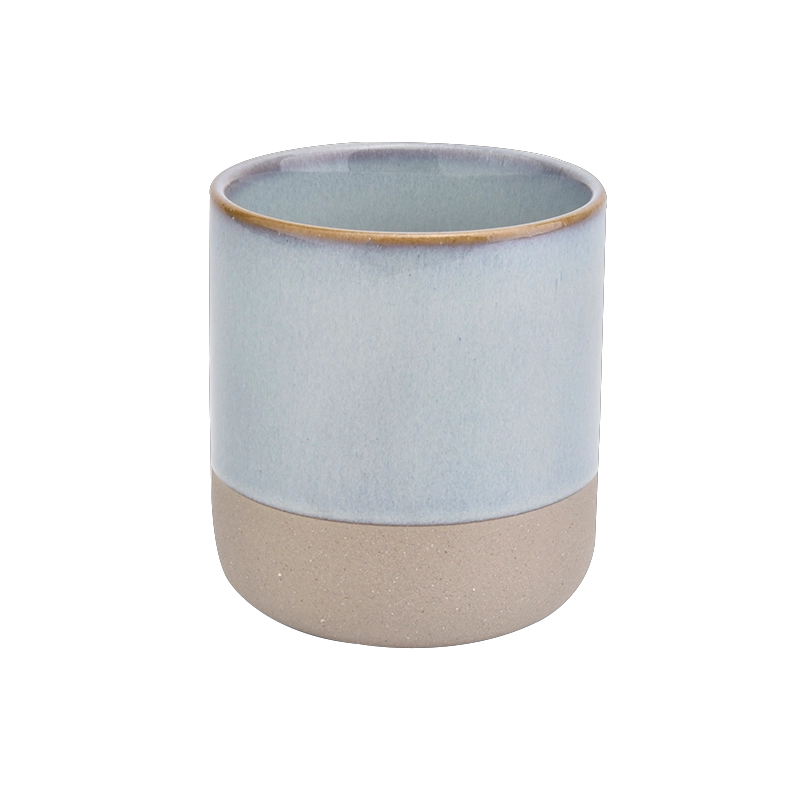 Custom Round Ceramic Jars for Candles for Home Decor Wholesale