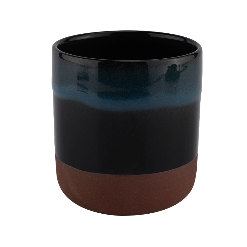 430ml ceramic candle jars with transmutation glazing 430ml ceramic candle jars with transmutation glazing