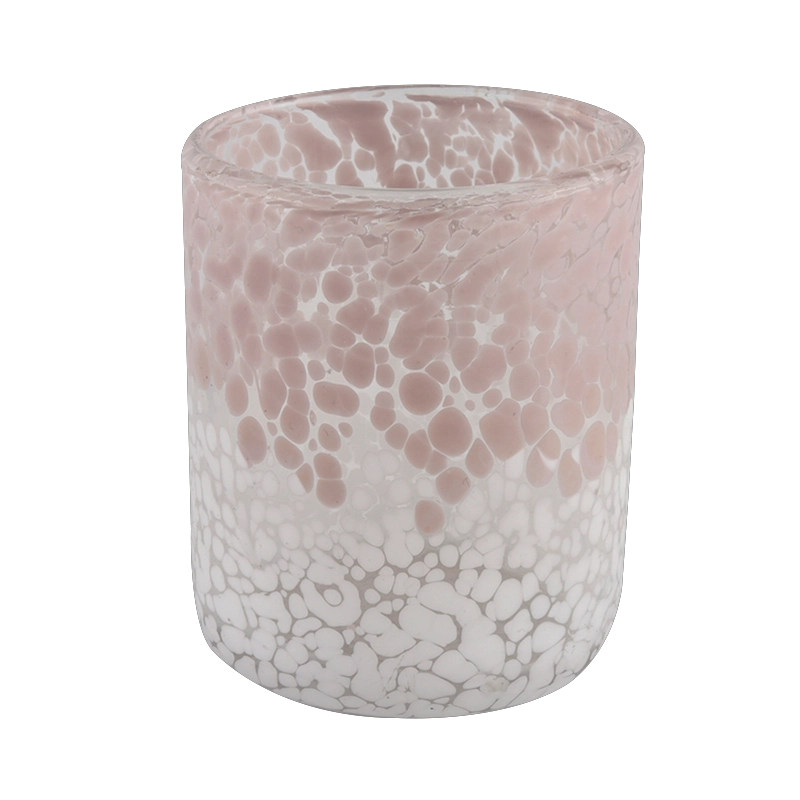 Sunny Glassware Customed Pink Candle Jars Glass for Candle Making Cylinder Sunny Glassware Customed Pink Candle Jars Glass for Candle Making Cylinder