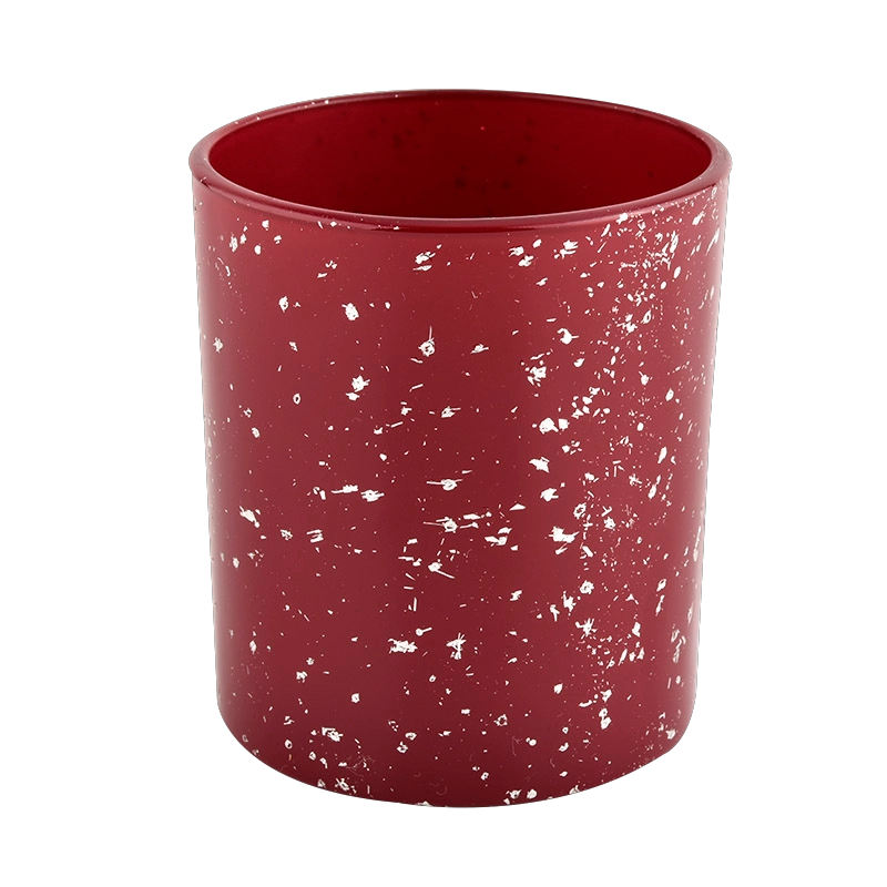 Red glass candle vessels for candle making supplier Red glass candle vessels for candle making supplier