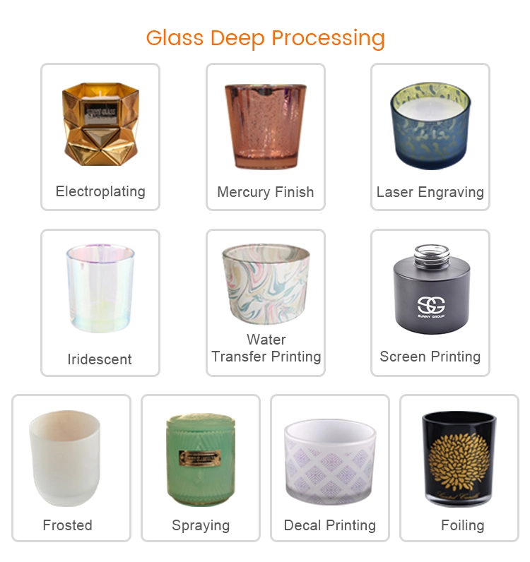 The craft of glass candle holder,Sunny Glassware
