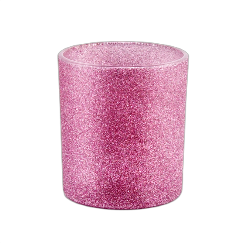 Frosted matte white glass candle jar for wholesale