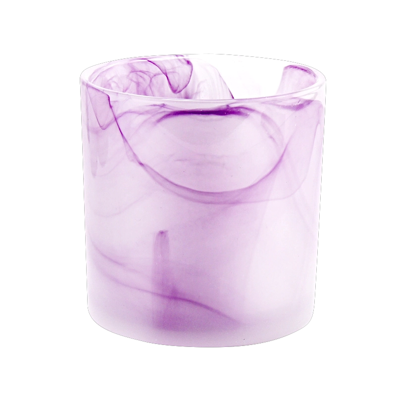 customized candle jars glass hand-painted candle vessels