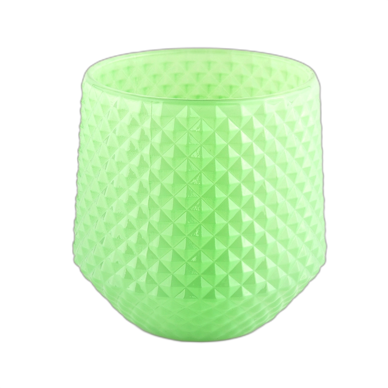 New design glass vessels for candles wholesale