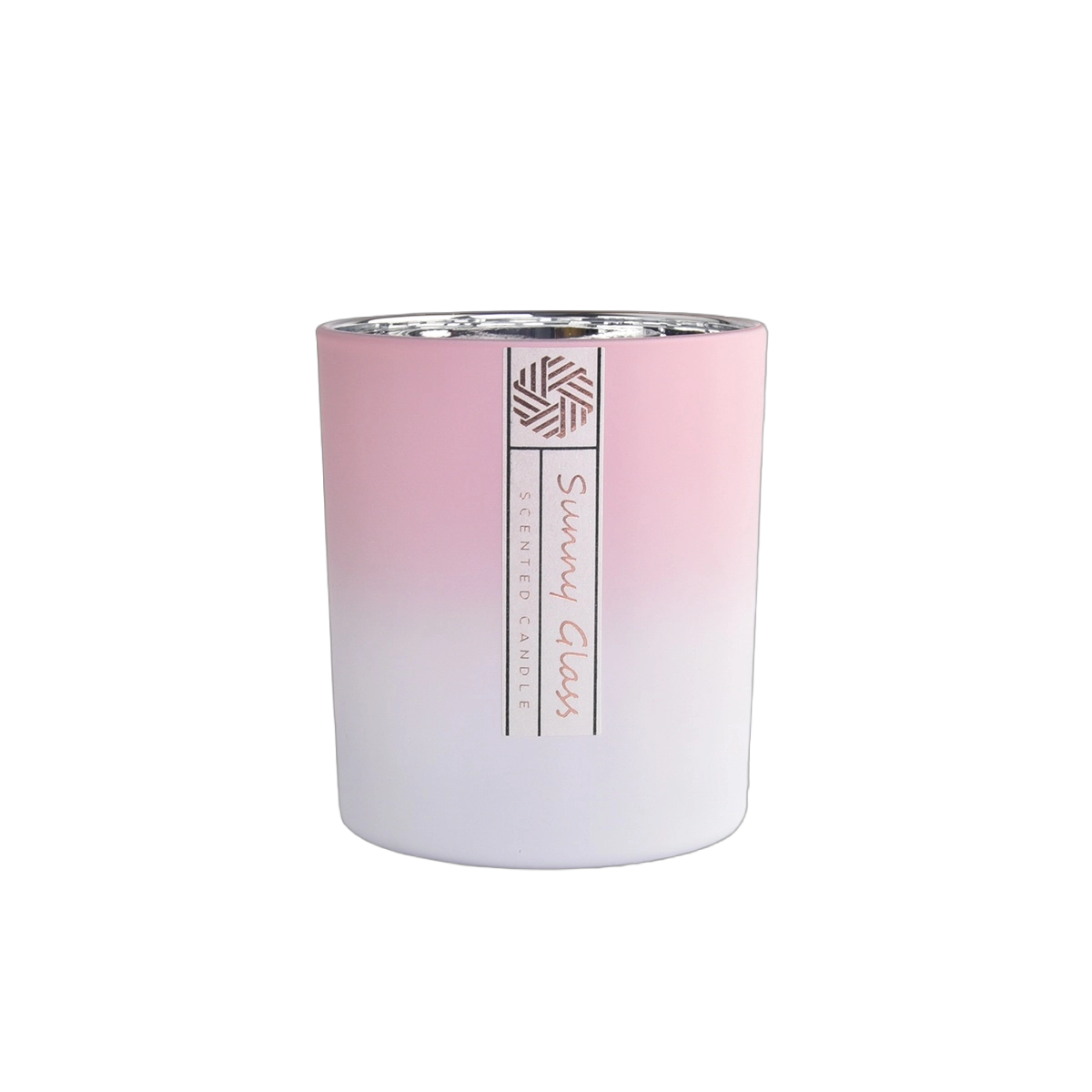 hot sales matte color 8oz glass candle jar