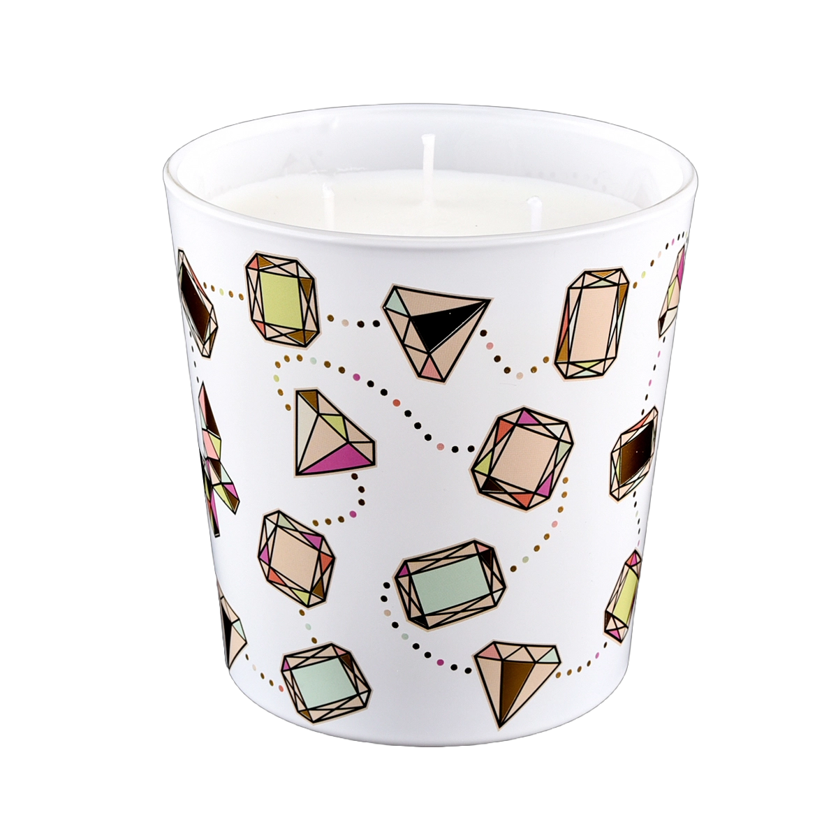 Luxury Custom Printing Glass Candle Vessels 18oz Glass Candle Jars Luxury Custom Printing Glass Candle Vessels 18oz Glass Candle Jars