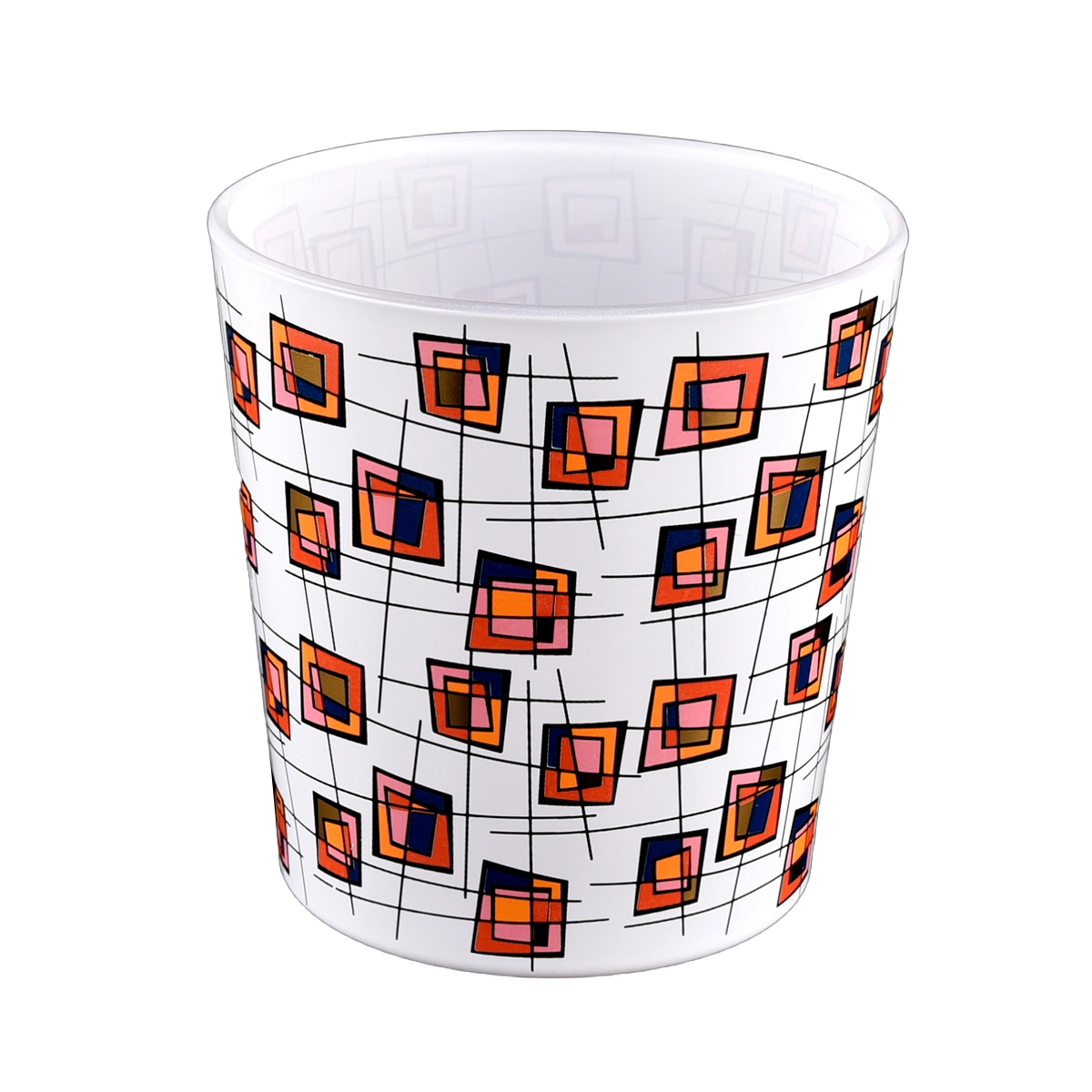 Luxury Custom Printing Glass Candle Vessels 18oz Glass Candle Jars Luxury Custom Printing Glass Candle Vessels 18oz Glass Candle Jars