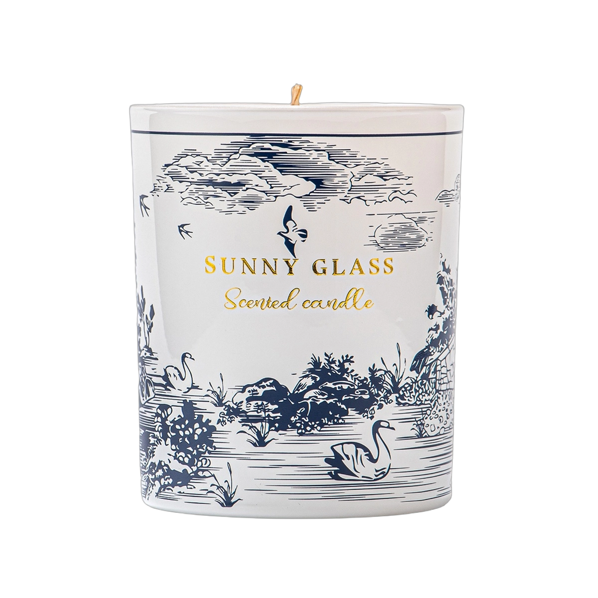 Custom decal paper ceramic candle jar for bulk wedding decorations Custom decal paper ceramic candle jar for bulk wedding decorations