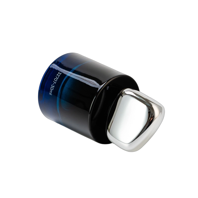 Partihandel lyxig tom cylinder 30 ml glas parfymflaska