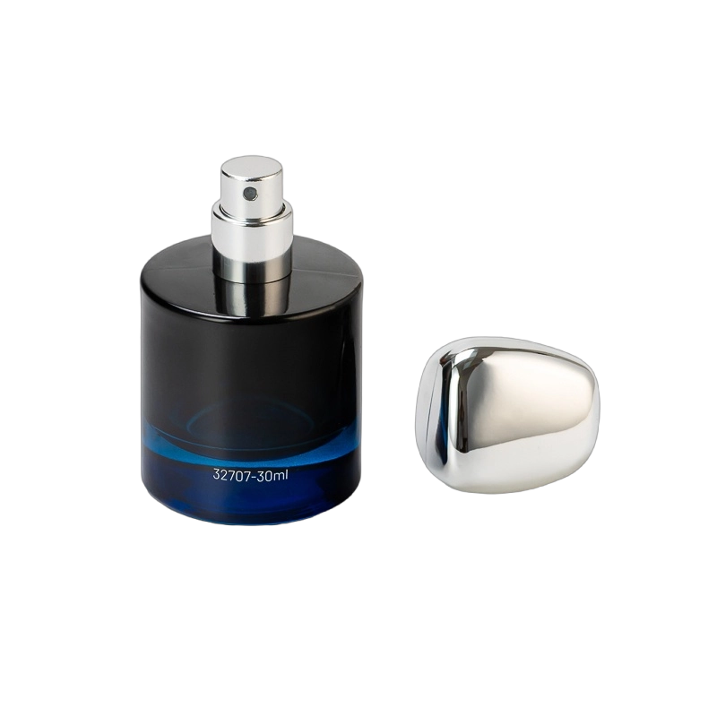 Wholesale luxury empty cylinder 30ml glass perfume bottle Wholesale luxury empty cylinder 30ml glass perfume bottle
