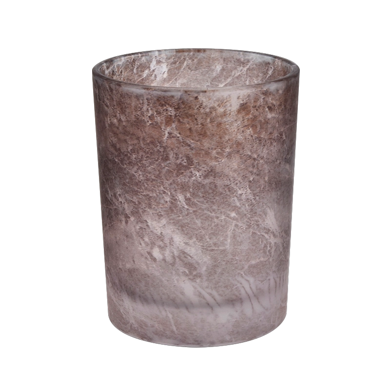 stone decoration glass candle holder stone decoration glass candle holder