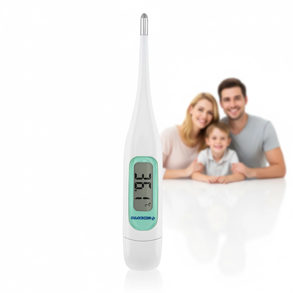 Anında Okuma Elektrikli Klinik Evde Kullanım Sağlık Dijital Termometre Oral Cıva İçermeyen Tıbbi Bebek Taşınabilir