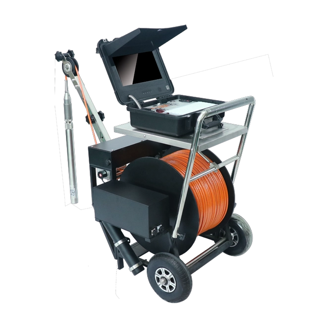 China PT45 HD Dual Deep Well Monitoring System with Motorized Cable Wheel manufacturer