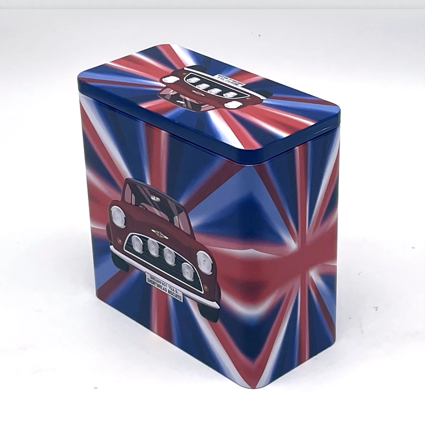 China England Tea Tin Canister Rectangular Chocolate Gift Package Tin Box manufacturer