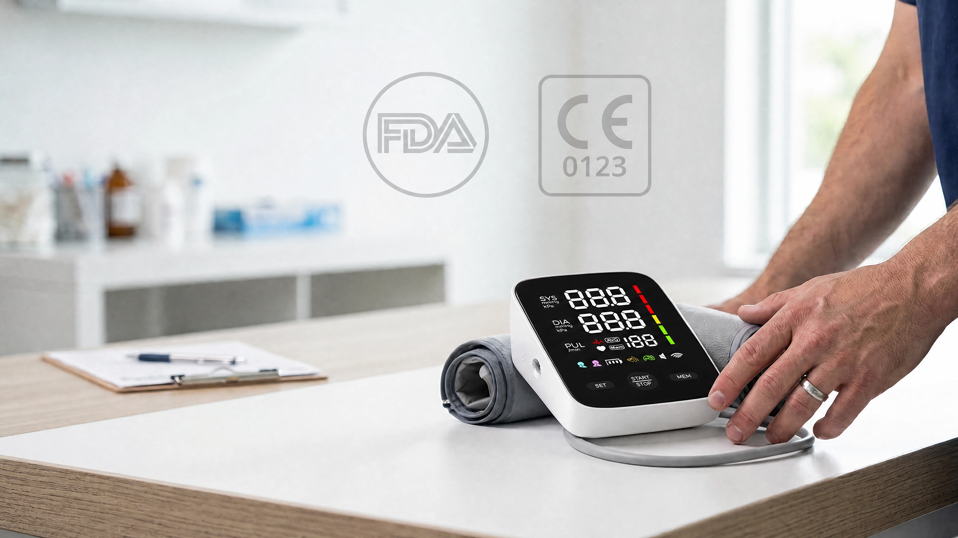 Por qué la autorización de la FDA y la certificación MDR de la UE son más importantes que nunca para los termómetros infrarrojos domésticos y los monitores de presión arterial en 2026