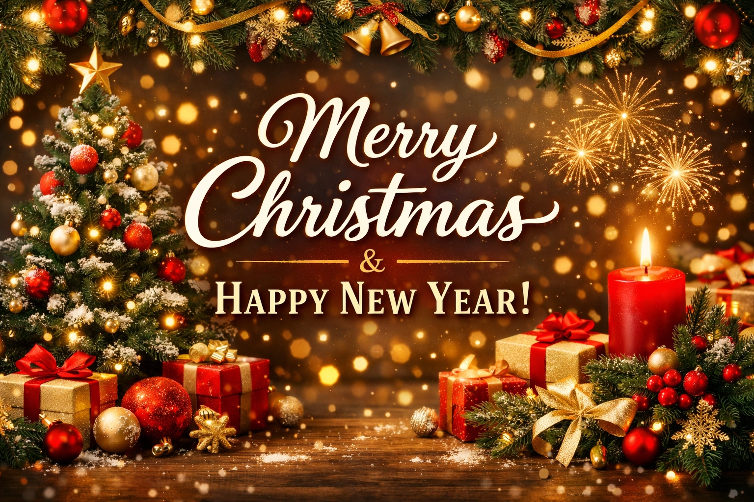 Warm Christmas Wishes and Best Regards for the New Year Warm Christmas Wishes and Best Regards for the New Year