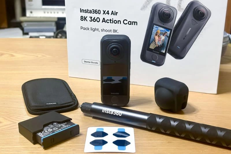 Toptan Insta360 X4 Hava Başlangıç Paketi 8K 360 Aksiyon Kamerası
