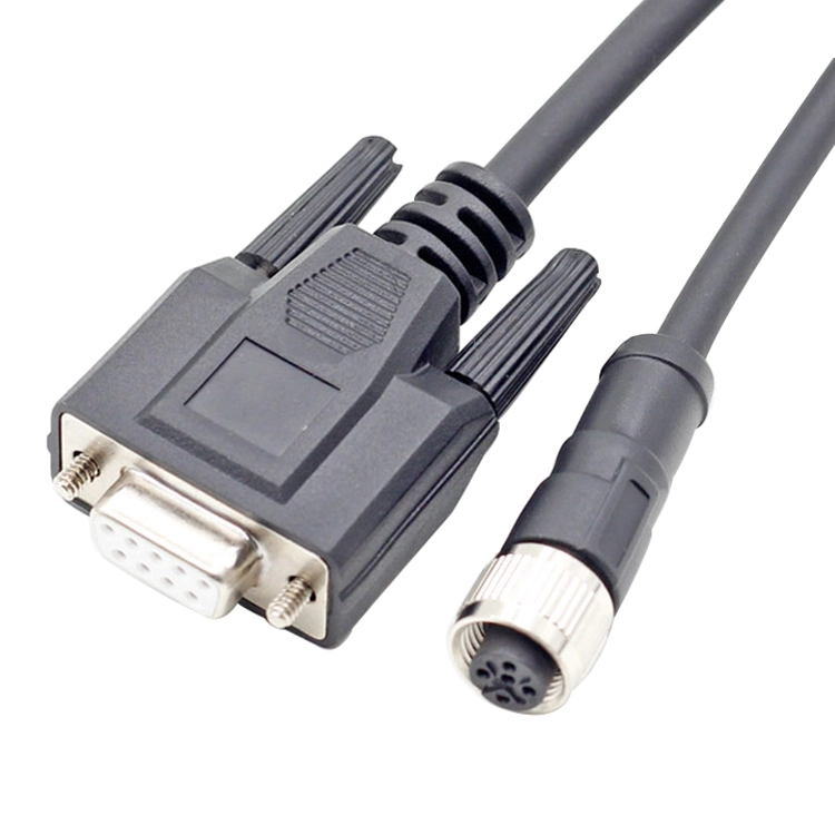 M12 female 5 pin to DSUB cables 9 PIN cables
