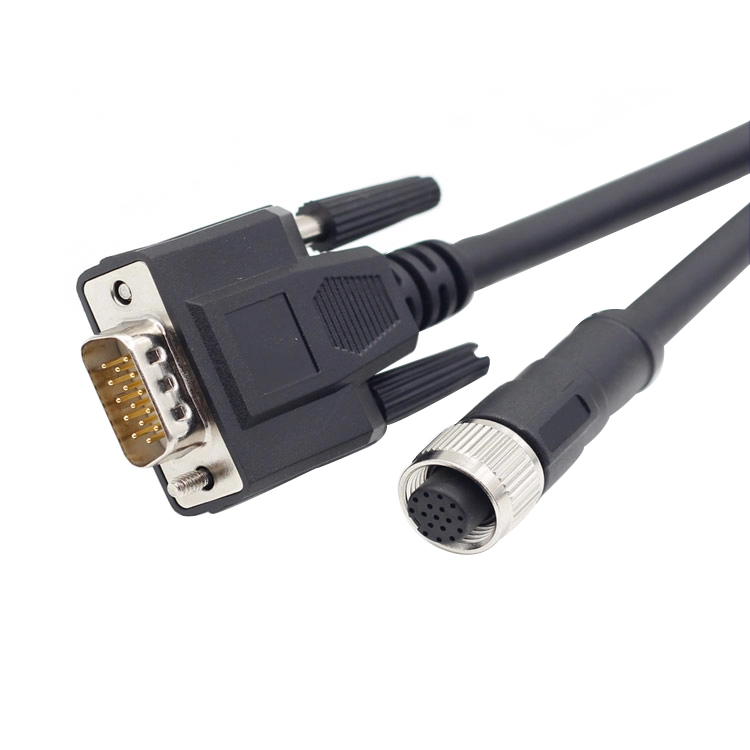 M12 female 5 pin to DSUB cables 9 PIN cables