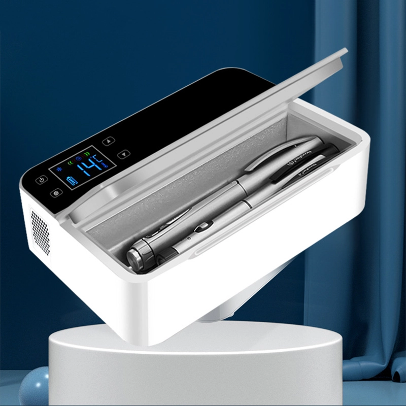 Estuche de viaje refrigerado termoeléctrico para refrigerador de insulina