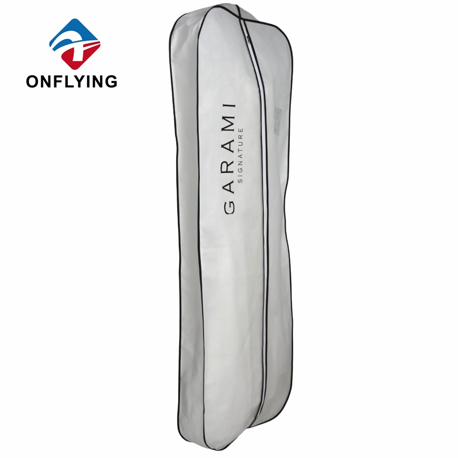 China Non-Woven Fabric Ultra-long Custom Clothing Bride's Gown Wedding Bag Factory Supplier manufacturer