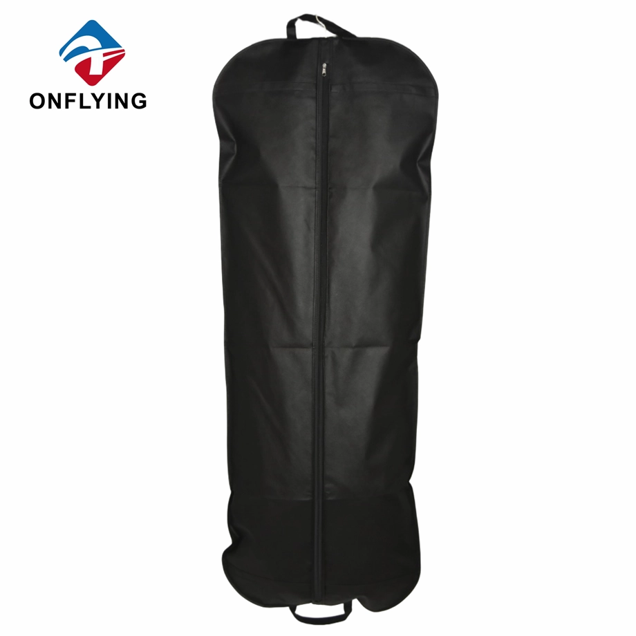 Black Biodegradable Bride Long Wedding Dress Clothing Bags Custom Logo Factory Manufacturer