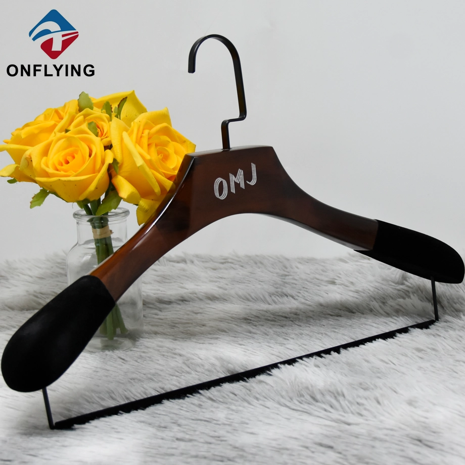 Flocking Bar Wooden Hangers factory