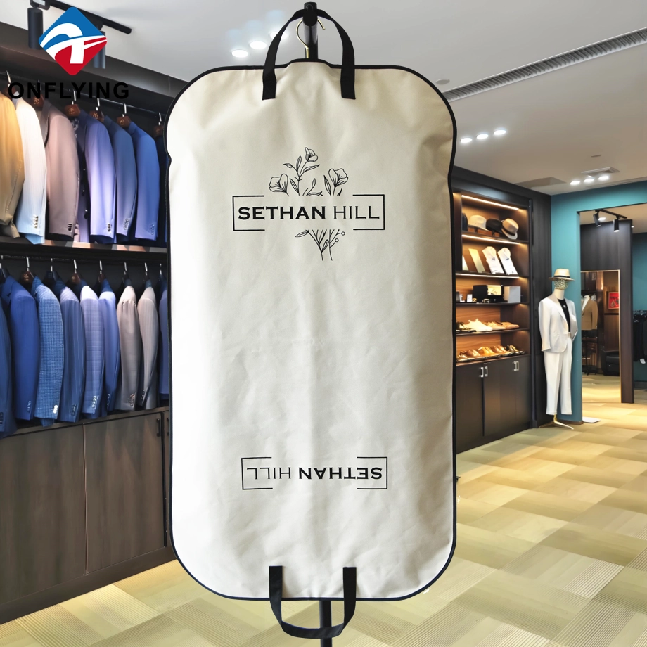 China High Quality Custom Garment Cover Off White Oxford Bag Luxury Factory Supplier manufacturer