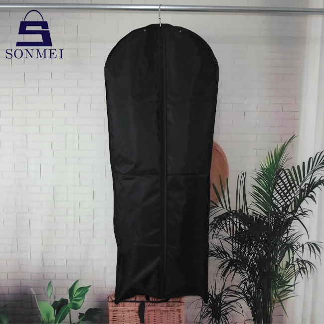 Custom Logo Garment Dress Suit Polyester Bag Set with Zipper China Factory