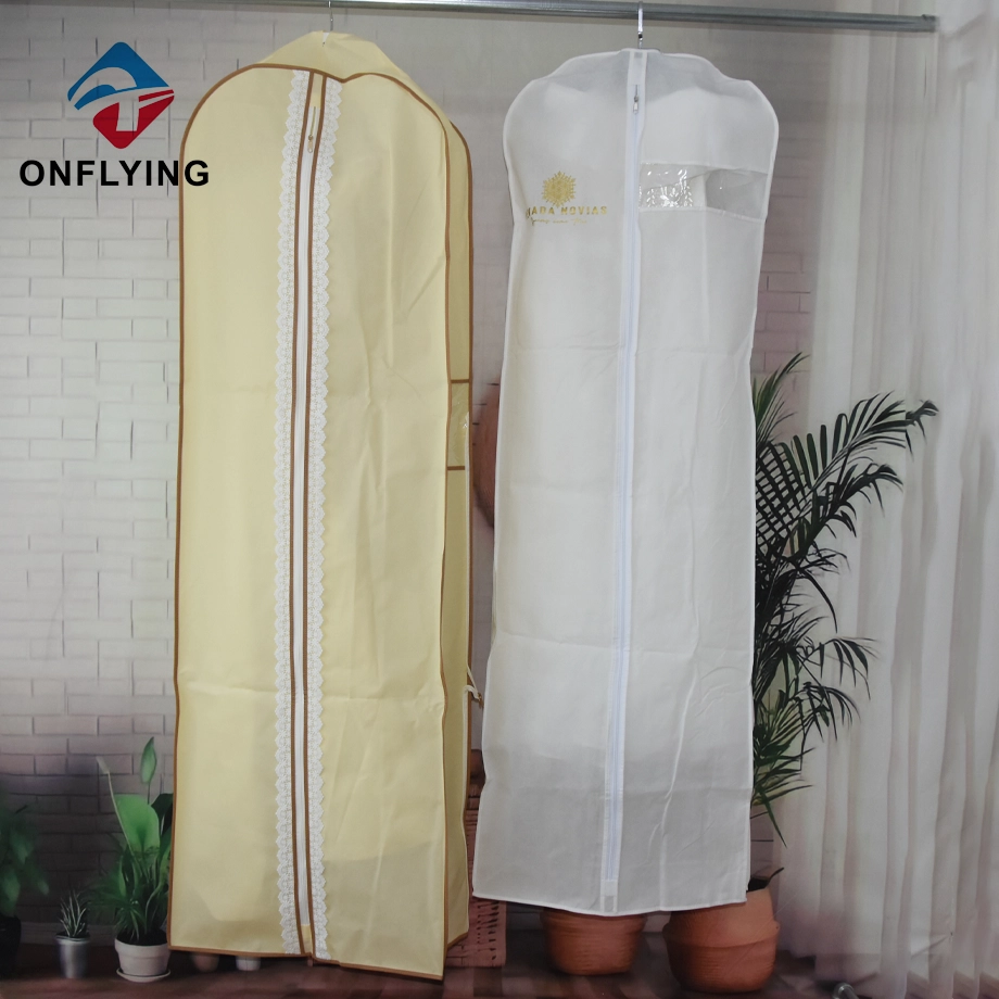 فاخرة دسم مع Gusset Bridal Long Wedding Bass Custom Pags China Mustribier
