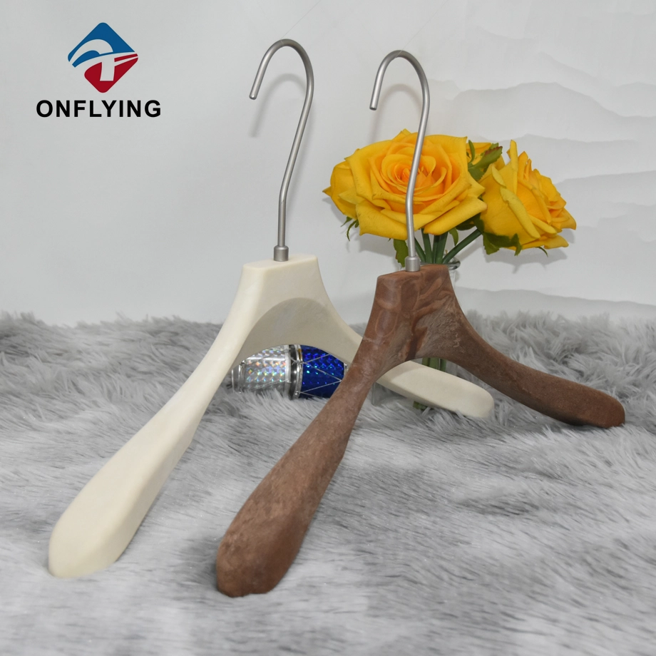 Anti-slip Custom Garment Jacket Plastic Resin Coat Hanger Factory Supplier
