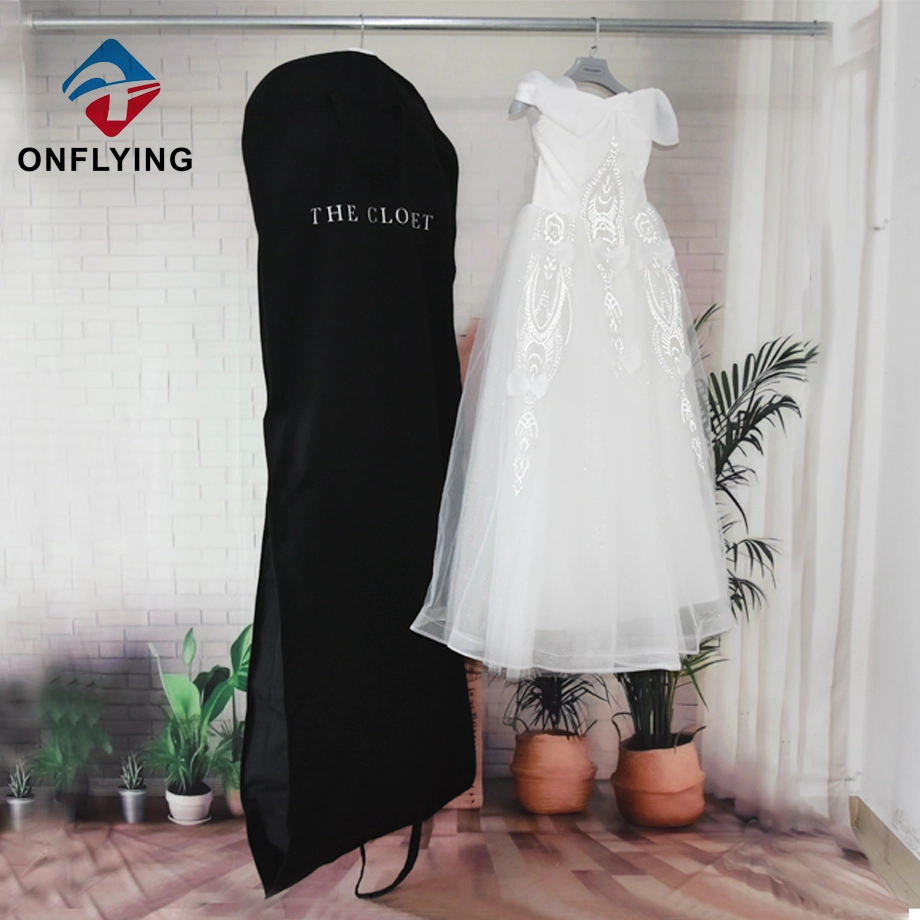 Black Cotton Bridal Long Warid Robe Sacs personnalisés Fabricant de Chine