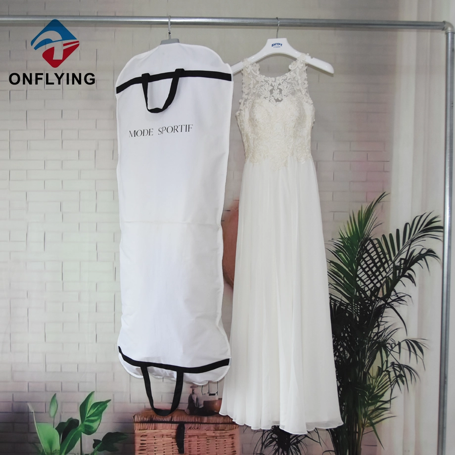Beste Qualität weißer weißer Baumwolldame Kleiderbeutel China Hersteller