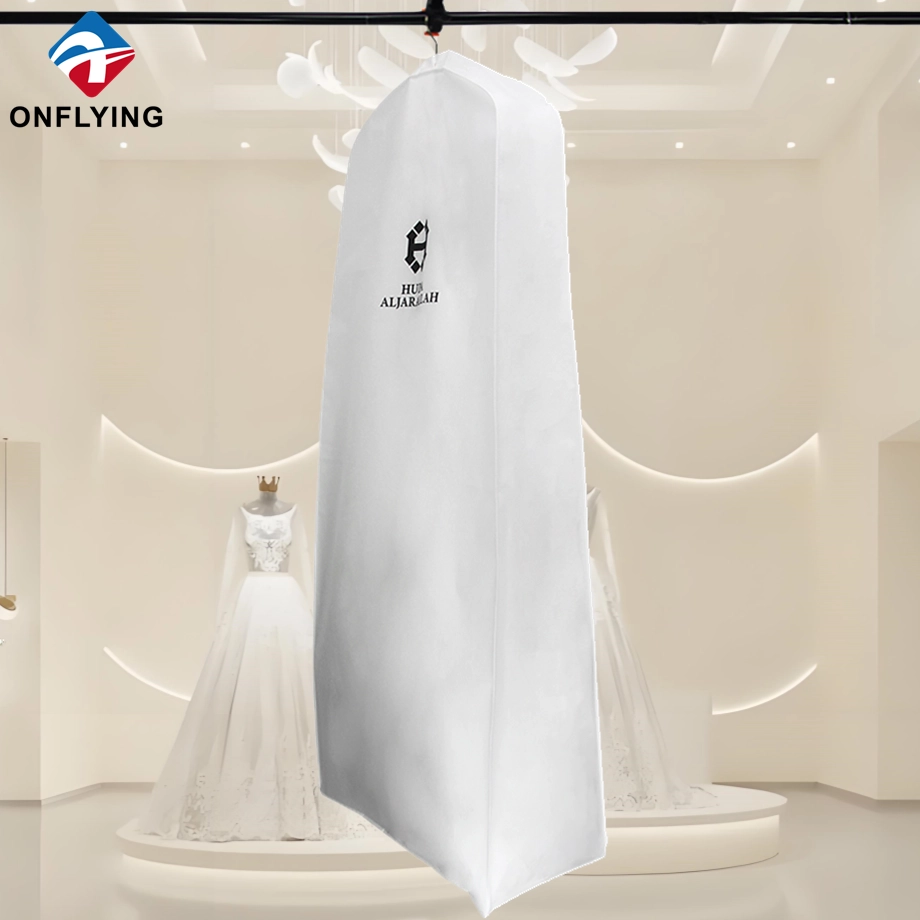 Storage Packaging White Wedding Dust Biodegradable Dress Bags Factory China