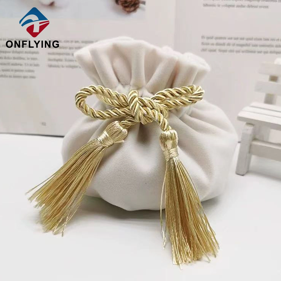 High Top Durable Best Selling Velvet Custom Drawstring Bag China Manufacturer