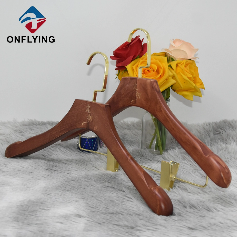 Wooden Boutique Dress Hanger Manufacturer