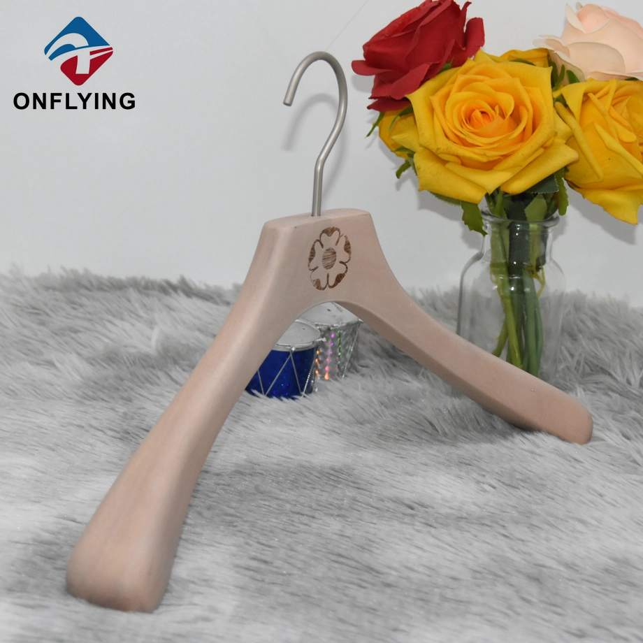 Wooden Hanger With Logo Supplier