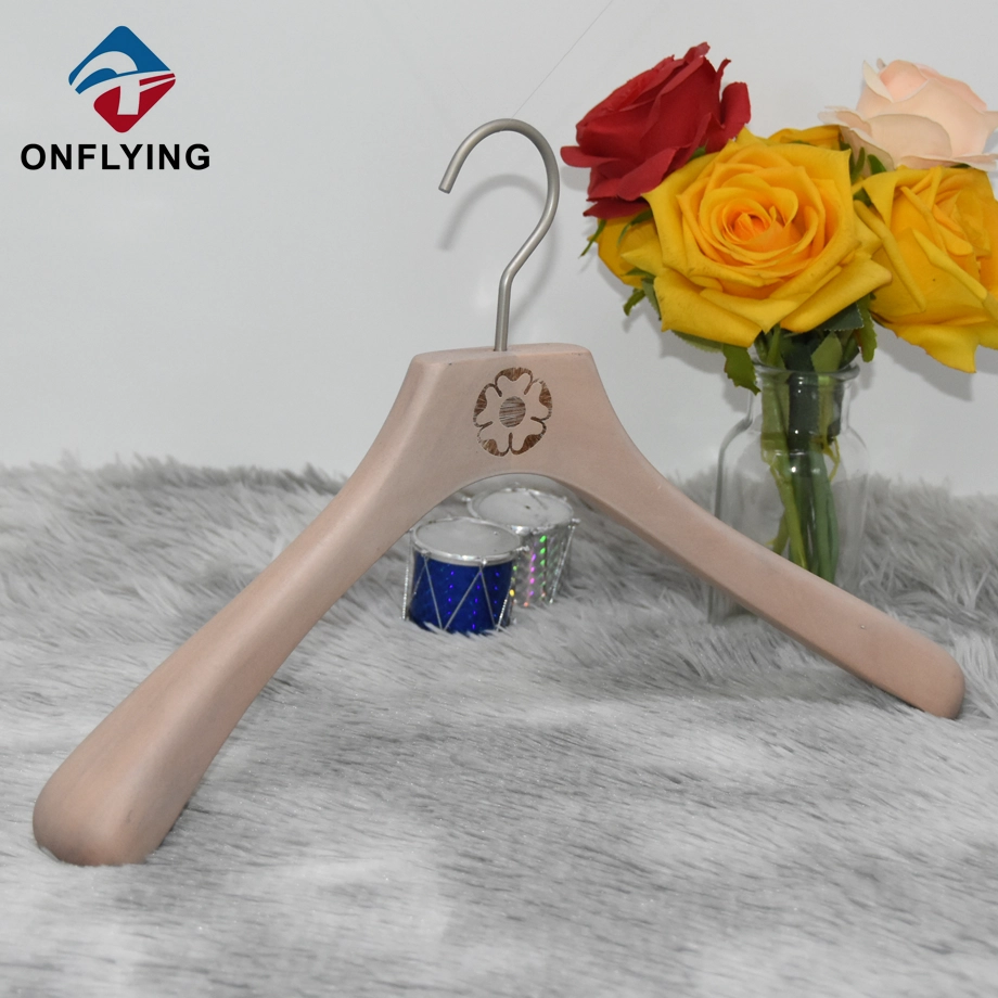 Wooden Hanger With Logo Factory
