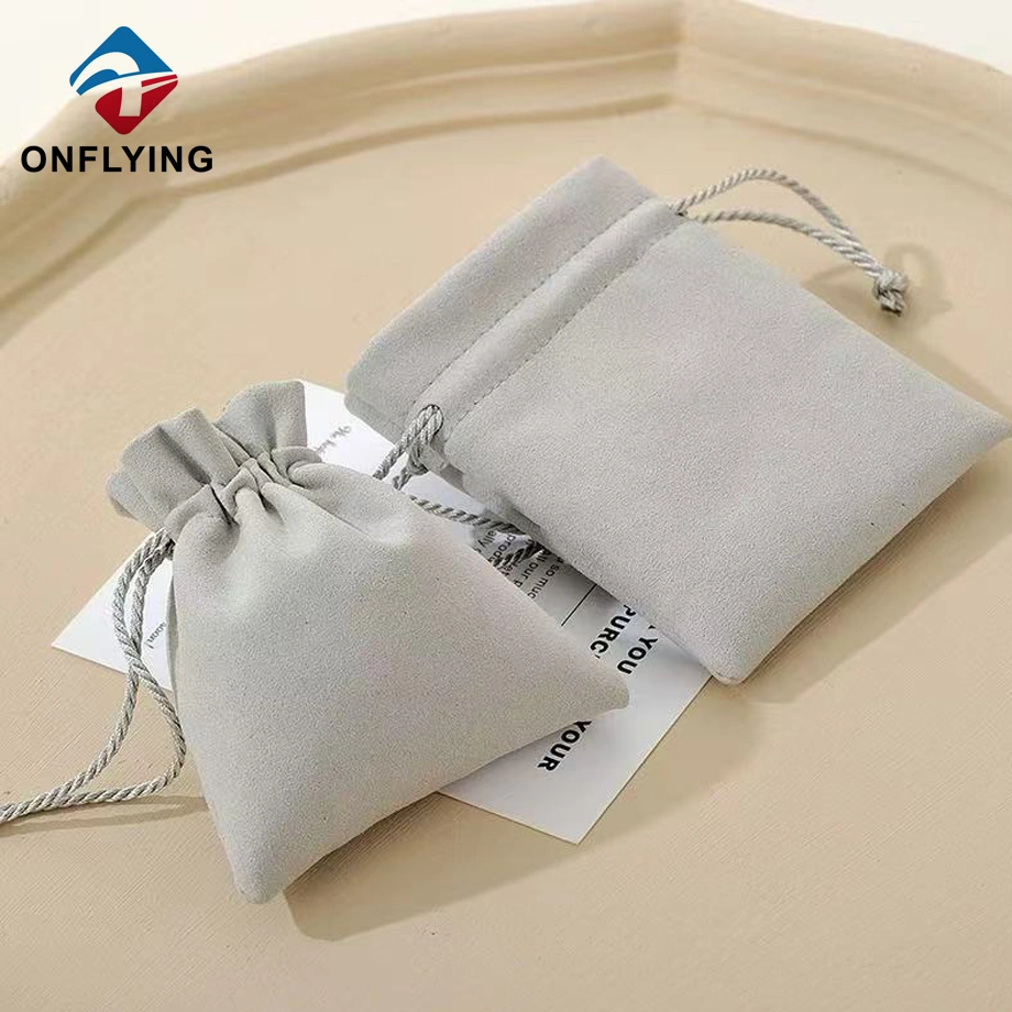Luxury Durable Recyclable Velvet Christmas Drawstring Bag China Manufacturer