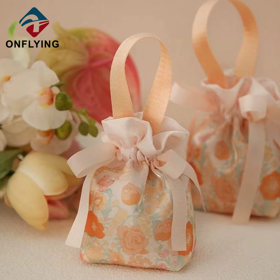Custom Satin Drawstring Bag Supplier