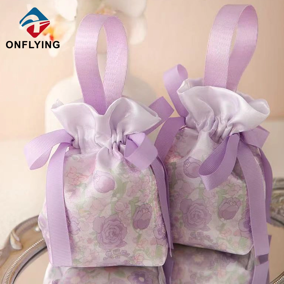 Custom Satin Drawstring Bag Manufacturer