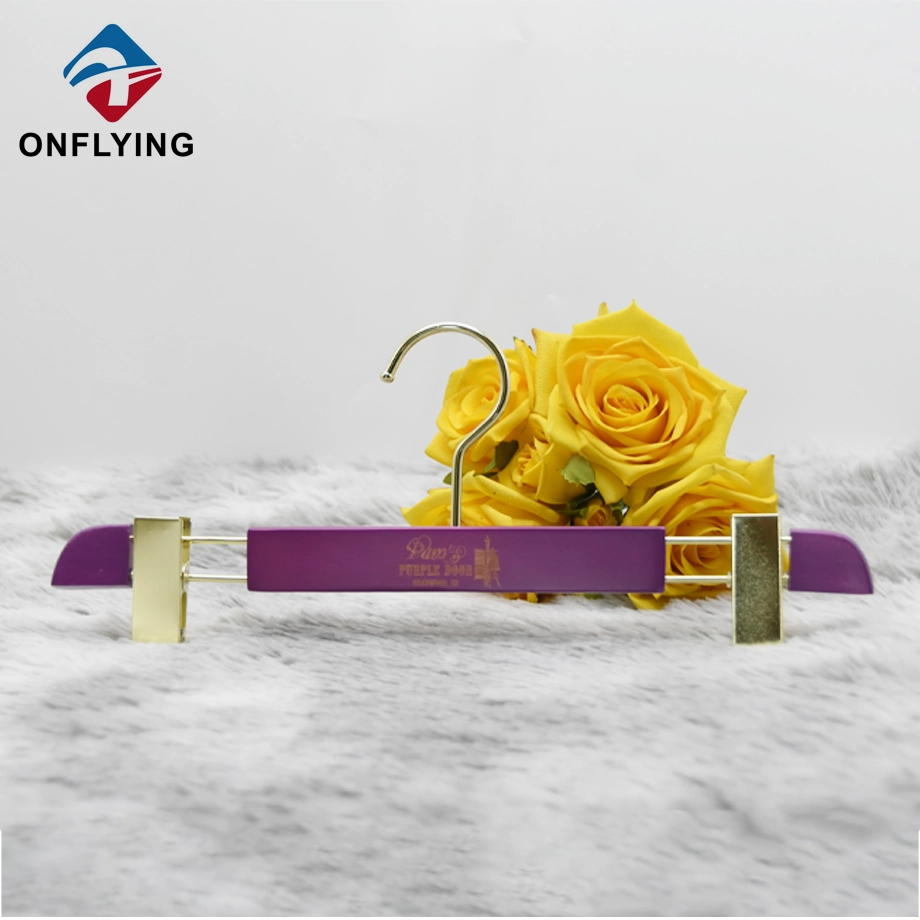 Purple Wooden Hanger Set Manufacturer