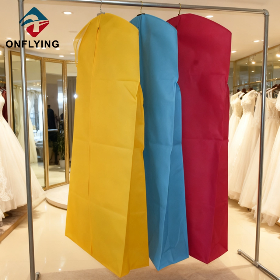 China Portatrajes no tejido respetuoso del medio ambiente del vestido de boda Fabricantes
