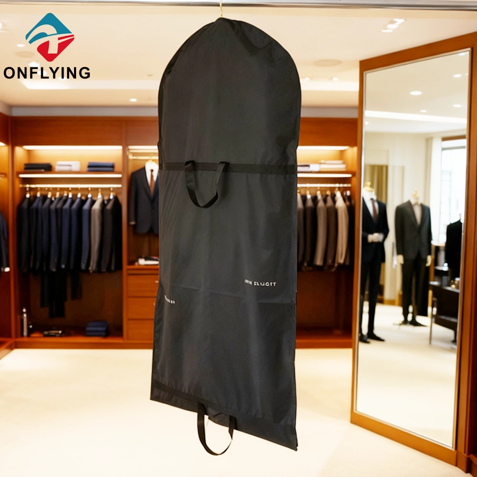 Luxury Top End PEVA Waterproof Fold Travel Suit Garment Bag China Factory
