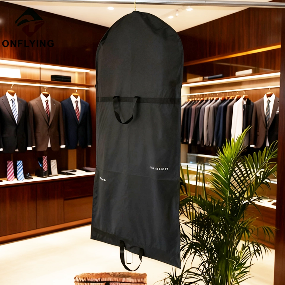 Luxury Top End PEVA Waterproof Fold Travel Suit Garment Bag China Factory